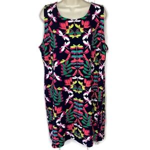 # Crown & ivy dragonfly shift dress 3X